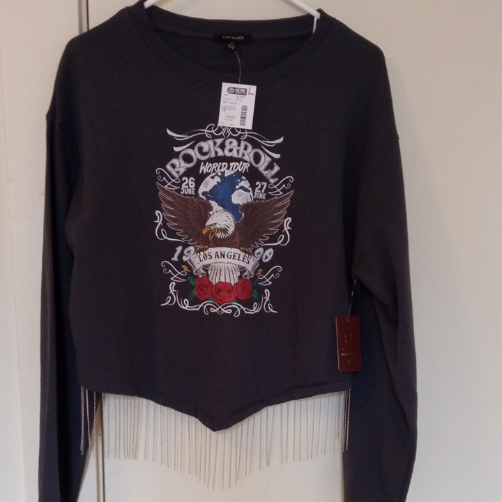Brand New Ruby Lace Rock Roll Graphic Tee Brand New Ruby Lace Rock Roll Graphic Tee